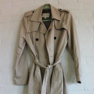 Banana Republic tan trench coat